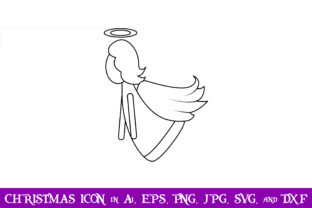 Angel Christmas Icon: A Charming Addition to Holiday Graphics