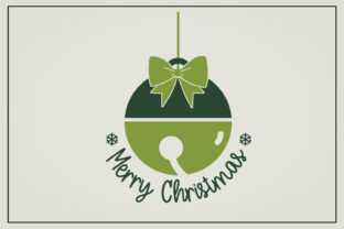 Bell Merry Christmas: A Festive Graphic for Crafts and Design