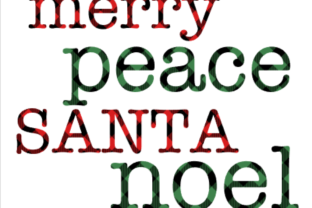 Buffalo Plaid Christmas Words for Graphics & Crafts
