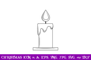 Candle Christmas Icon: Graphics and Icons for Publishers