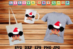 Christmas Afro Girl: A Charming Addition to Your Graphics and Crafts