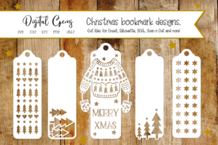 Christmas Bookmark Designs: Graphics for Crafts Branding