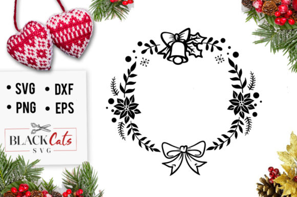 Christmas Frame Graphics for Holiday Crafts
