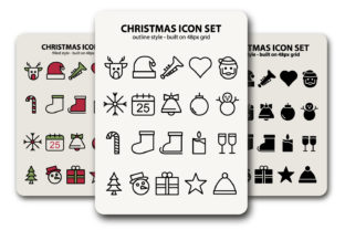 Christmas Icon Sets: A Versatile Graphics and Icons Collection