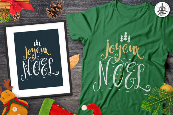 Christmas Joyeux Noel Graphics & Print Templates