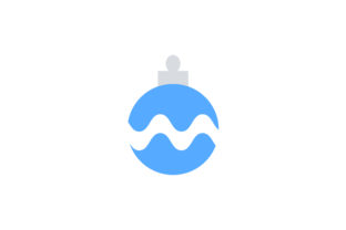 Christmas Light Flat Vector Icon for Graphics