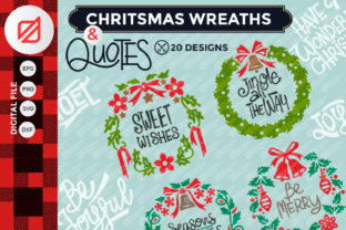 Christmas Wreaths and Quote Cutting File Review