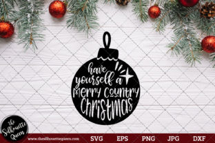 Have Yourself a Merry Country Christmas Graphics for Crafts
