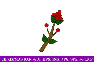 Holly Berry Christmas Icon: Graphics for Crafters