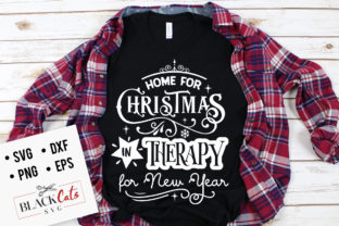 Home for Christmas in Therapy SVG: A Crafty Graphic Gem