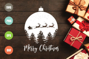 Merry Christmas Ball Graphics for Local Crafts Branding