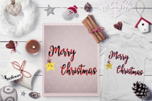 Merry Christmas, Buffalo Plaid, Star: A Versatile Graphics Asset for Crafts