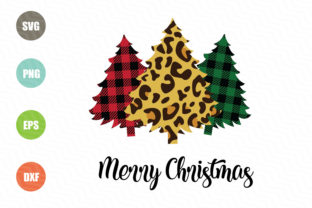 Merry Christmas Trees Graphics for Crafts