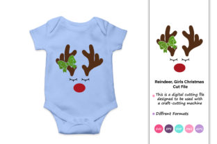 Reindeer Girls Christmas Red Nosed: Graphics & Crafts Review
