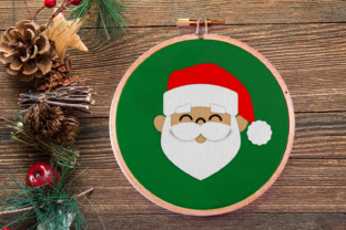 Santa Face Christmas Graphics for Holiday Crafts