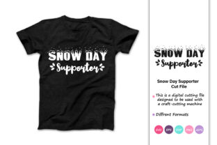 Snow Day Supporter Graphics for Winter Crafts