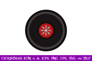 Vinyl Record Christmas Icon: Graphics & Icons Review